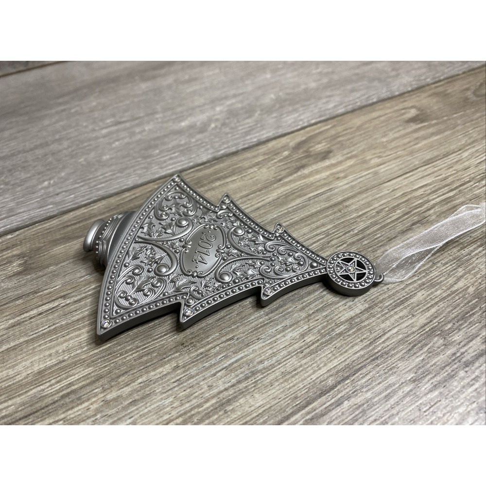 Hallmark Keepsake Christmas Ornament 2014 A PERFECT TREE Silver Metal - Picture 6 of 14